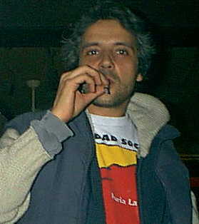 Segio en el estudio de Alberto Tar�n
